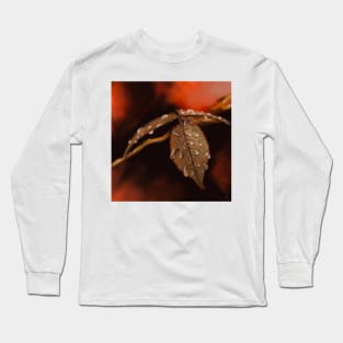 Wet Autumn Leaves Long Sleeve T-Shirt